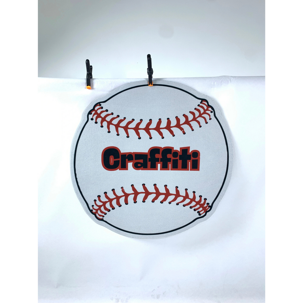 Custom Baseball Mat – Add Your Name to the Ball!