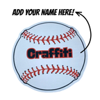 Custom Baseball Mat – Add Your Name to the Ball!