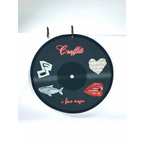 Personalized Vinyl Record Floor Mat | Music Decor