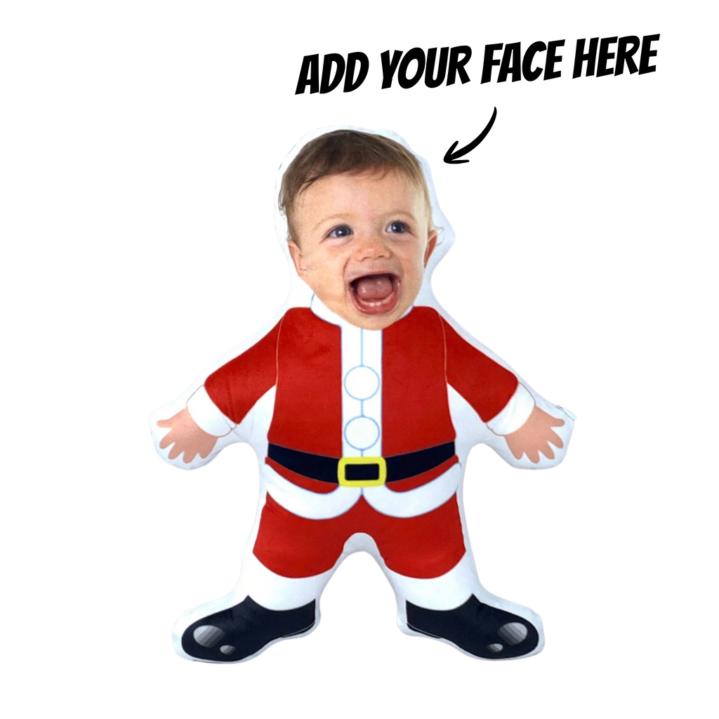 Santa Snap - Add your face pillow