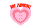 Mi Amor Romantic Face Cut out Pillow