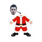 Santa Snap - Add your face pillow