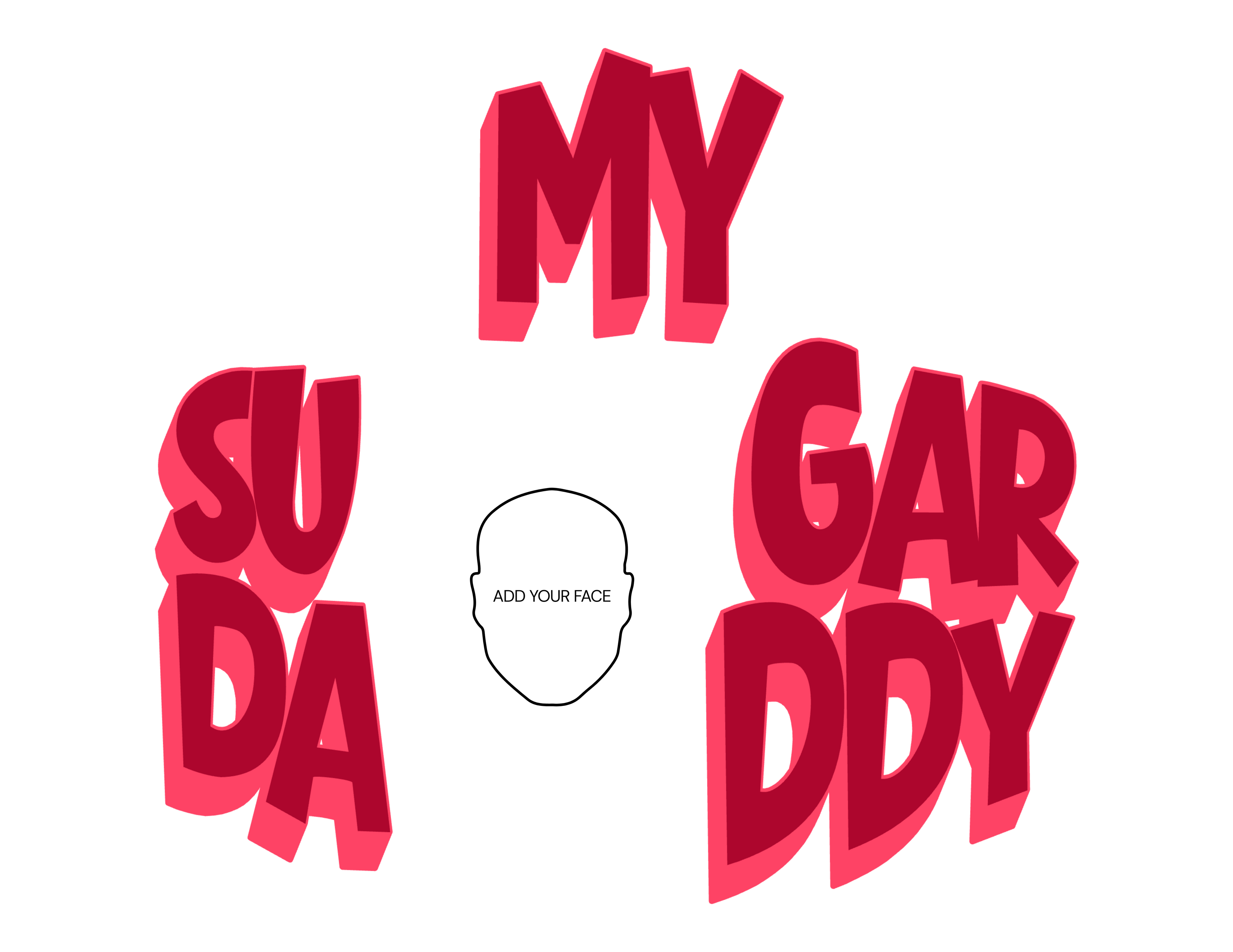 Sugar Daddy Edition Face Pillow