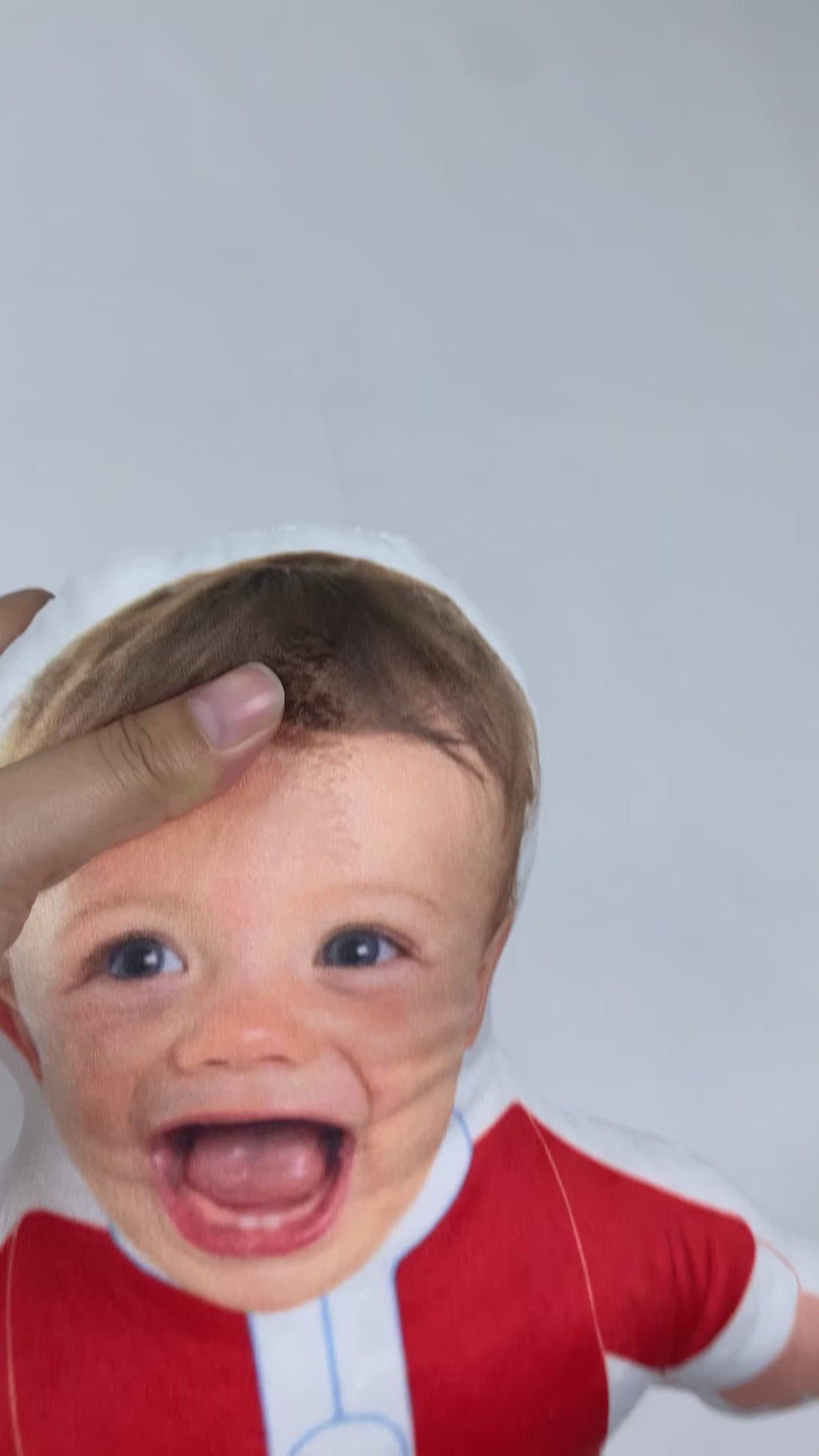 Santa Snap - Add your face pillow